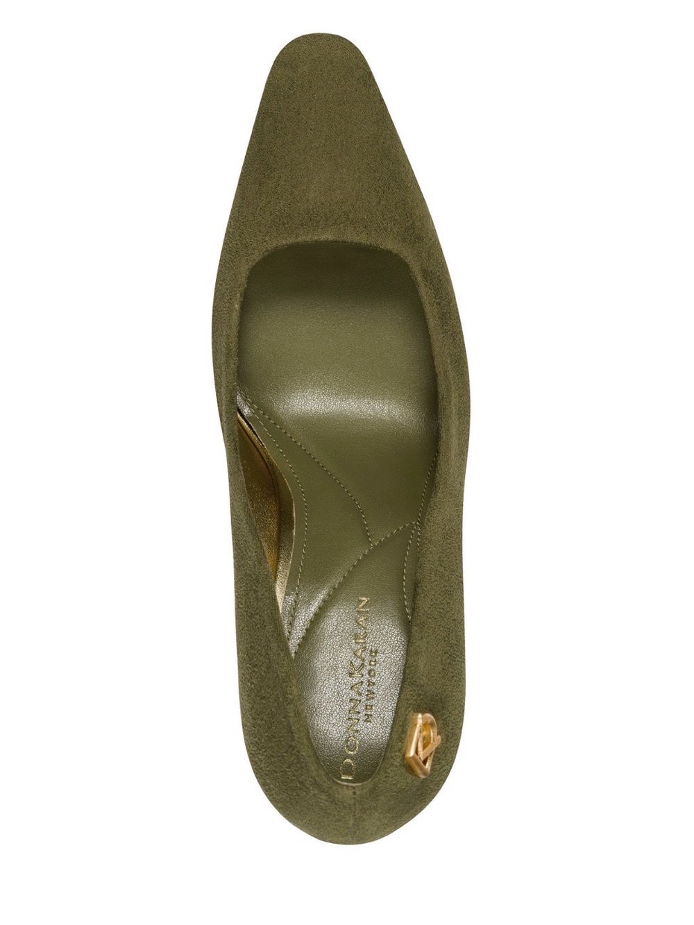 NIB Donna Karan Women's Savita Stiletto Heel High Pumps. Size 8.5. Olive - Picture 4 of 9